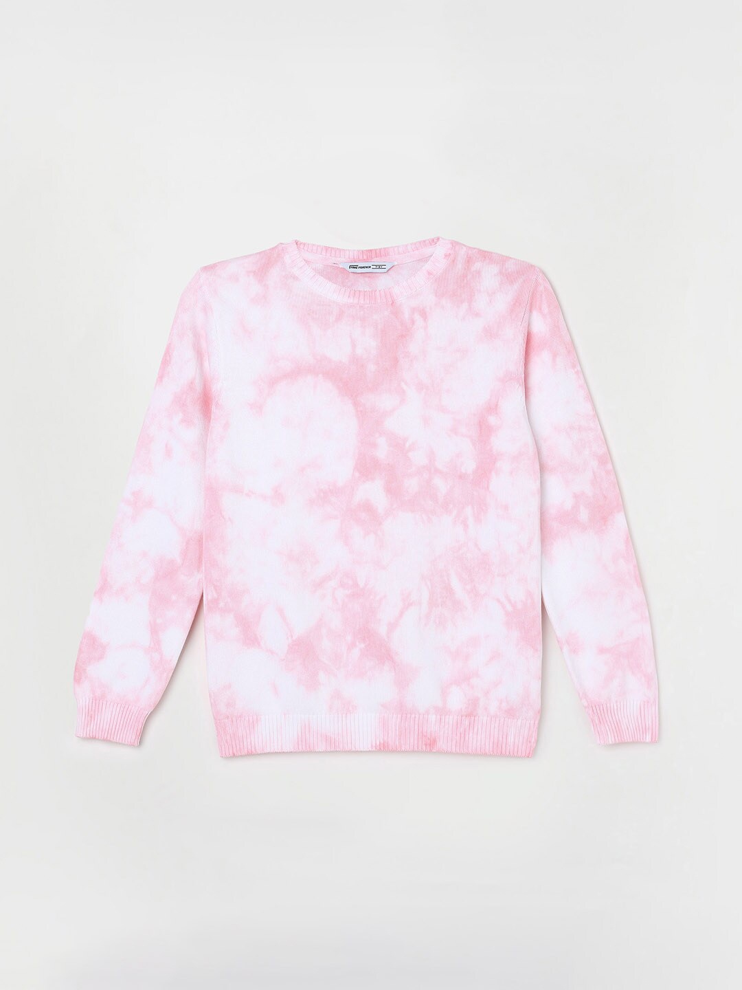 

Fame Forever by Lifestyle Girls Abstract Printed Pure Cotton Sweatshirt, Pink