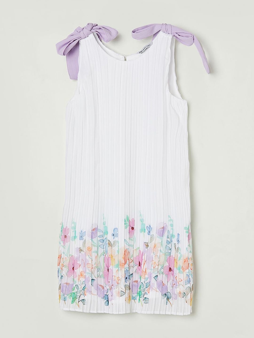 

Fame Forever by Lifestyle Girls Floral Printed A-Line Dress, White