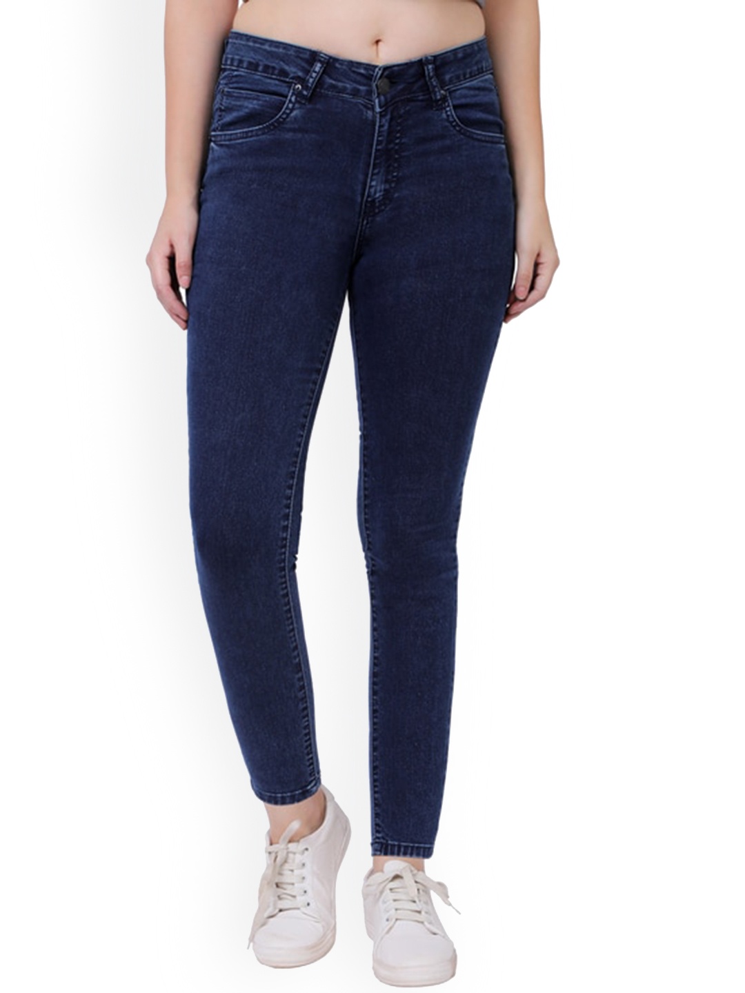 

Recap Women Narrow Skinny Fit Clean Look Stretchable Jeans, Blue
