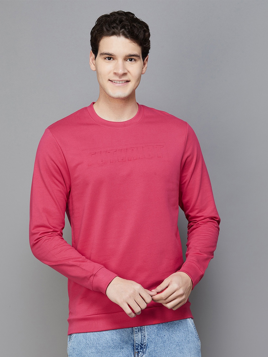 

Bossini Round Neck Pullover Sweatshirt, Pink