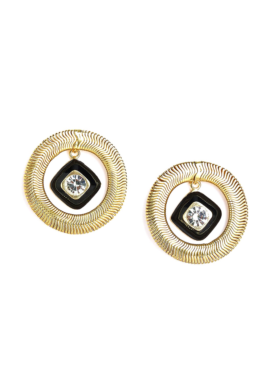 

Tipsyfly Gold-Plated Contemporary Stud Earrings