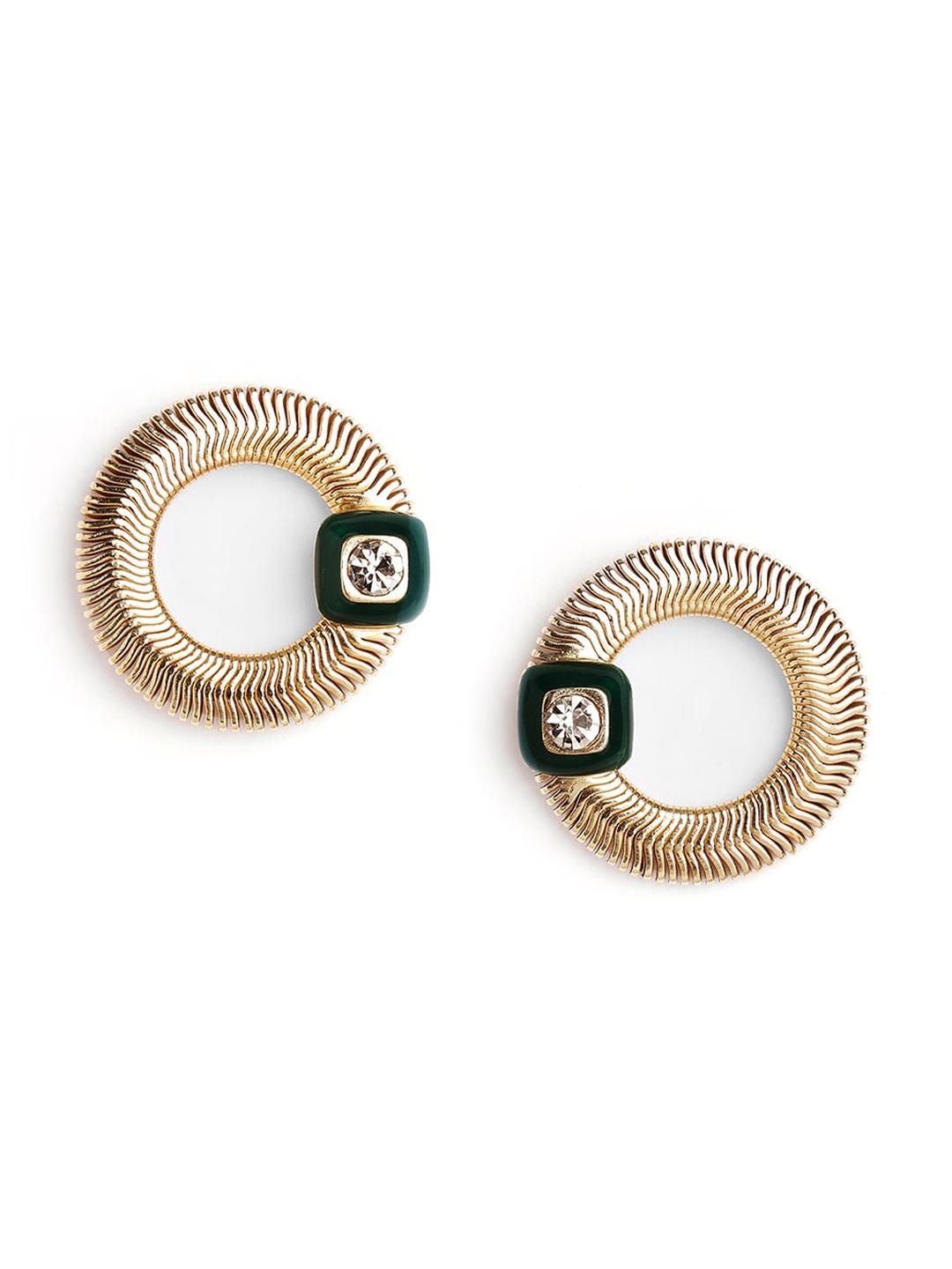 

Tipsyfly Gold-Toned Contemporary Studs Earrings