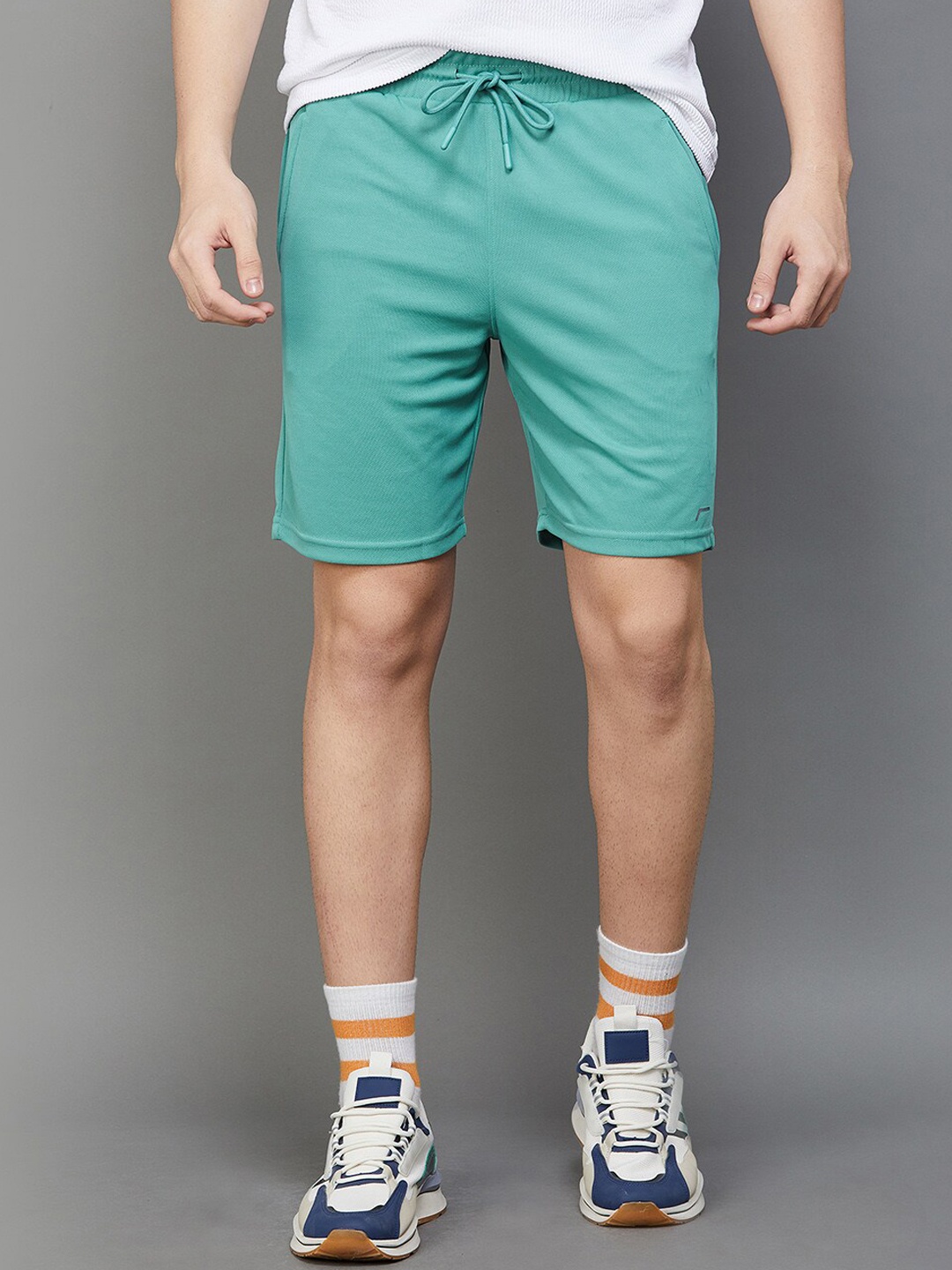 

Fame Forever by Lifestyle Men Mid-Rise Regular Shorts, Teal