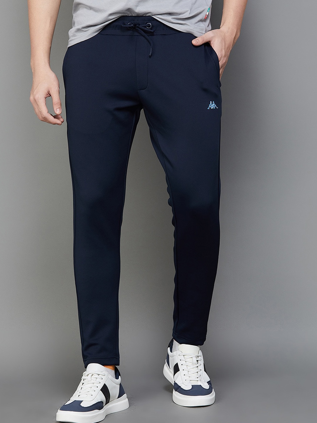 

Kappa Men Regular Fit Track Pants, Navy blue