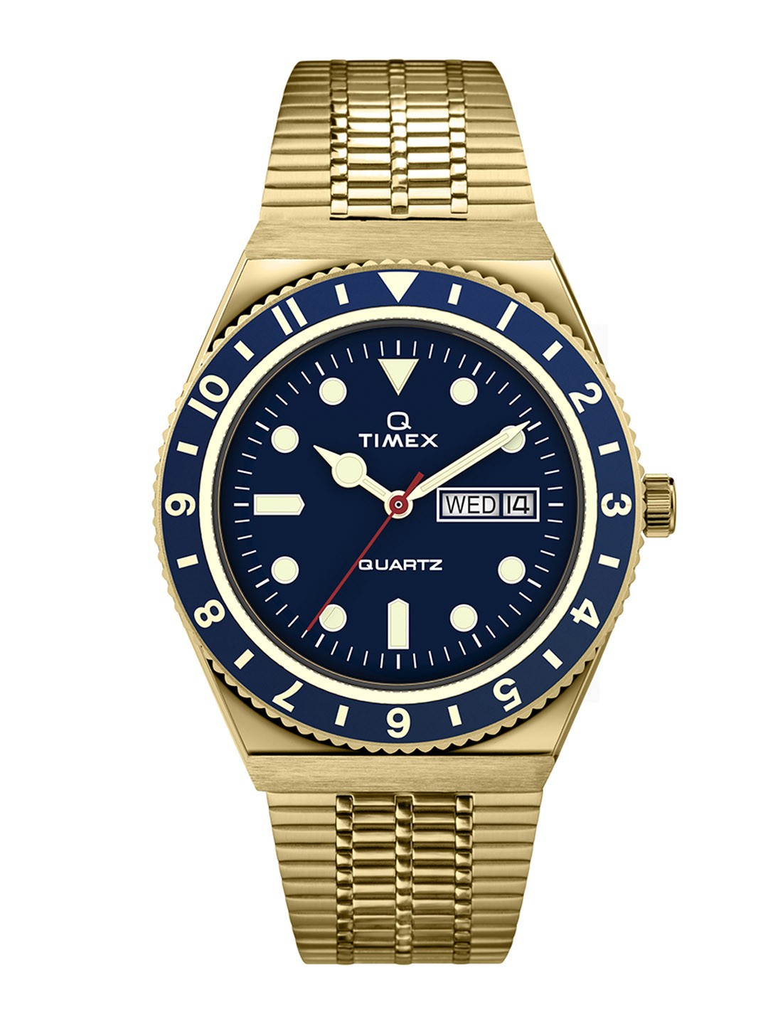 

Timex Men Dial & Stainless Steel Bracelet Style Straps Analogue Watch TW2U62000U9, Blue