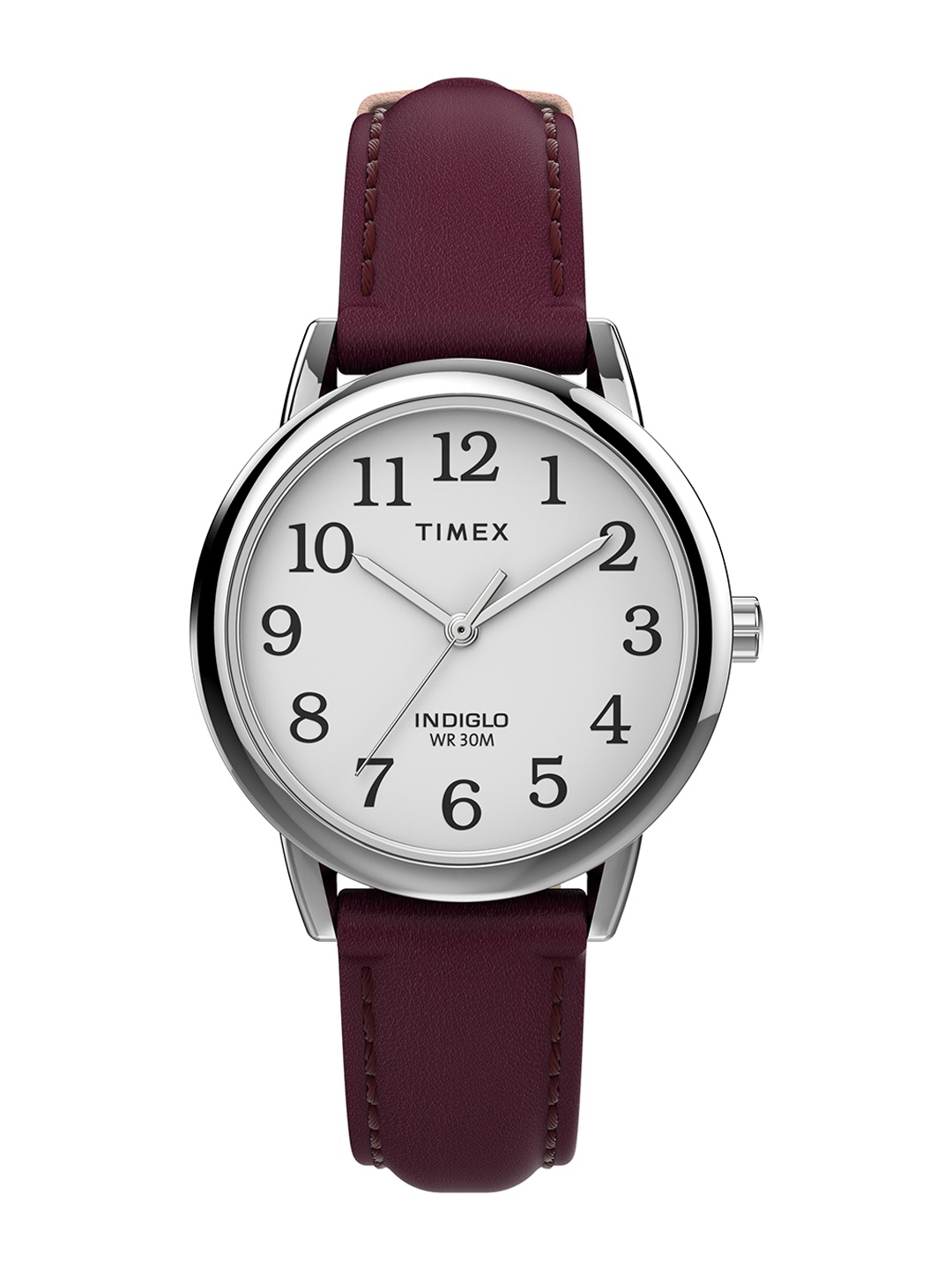 

Timex Women Printed Dial & Leather Straps Analogue Watch TW2U96300AP, White