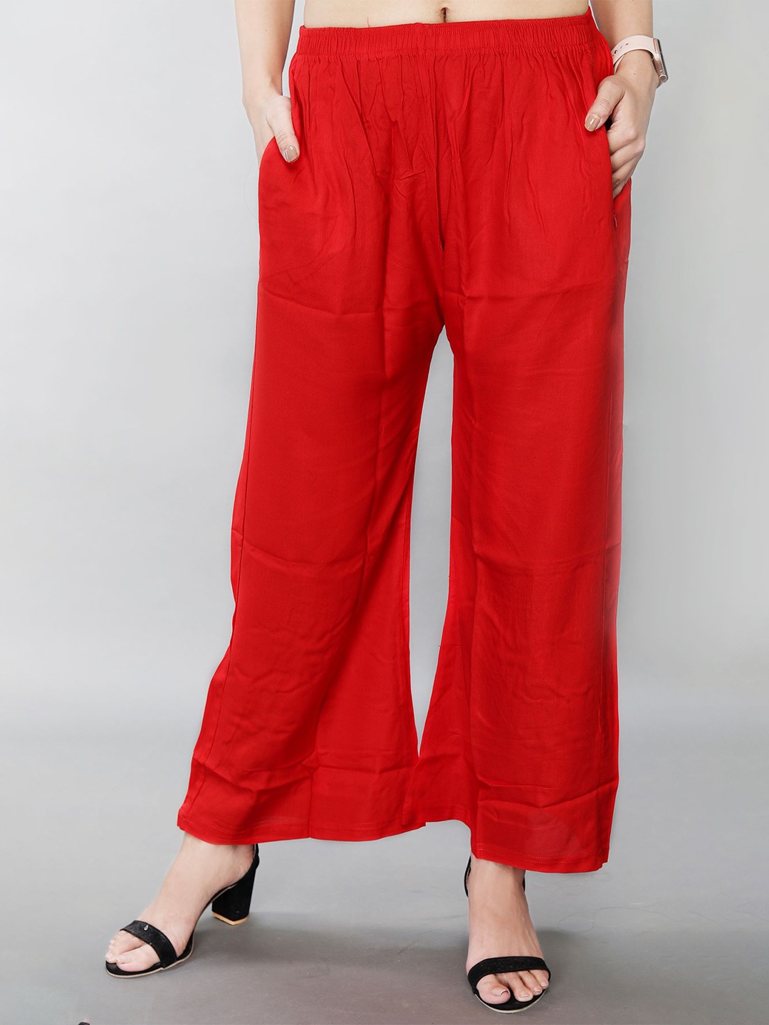 

Comfy Pro Wide Leg Palazzo, Red