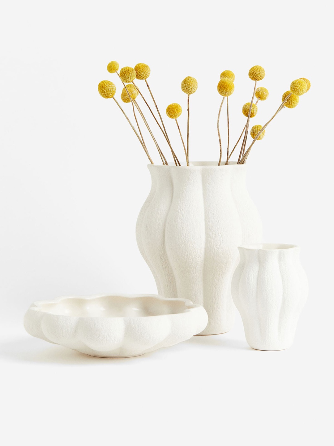 

H&M White Small Stoneware Vase