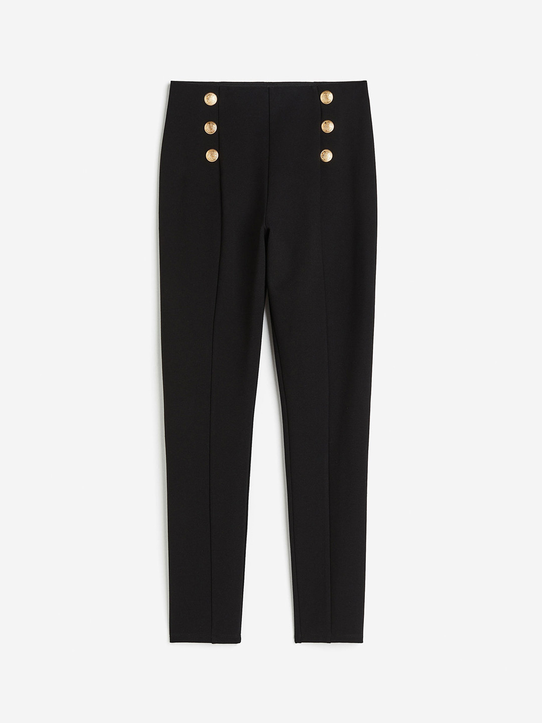 

H&M Women Heavy Jersey Leggings, Black