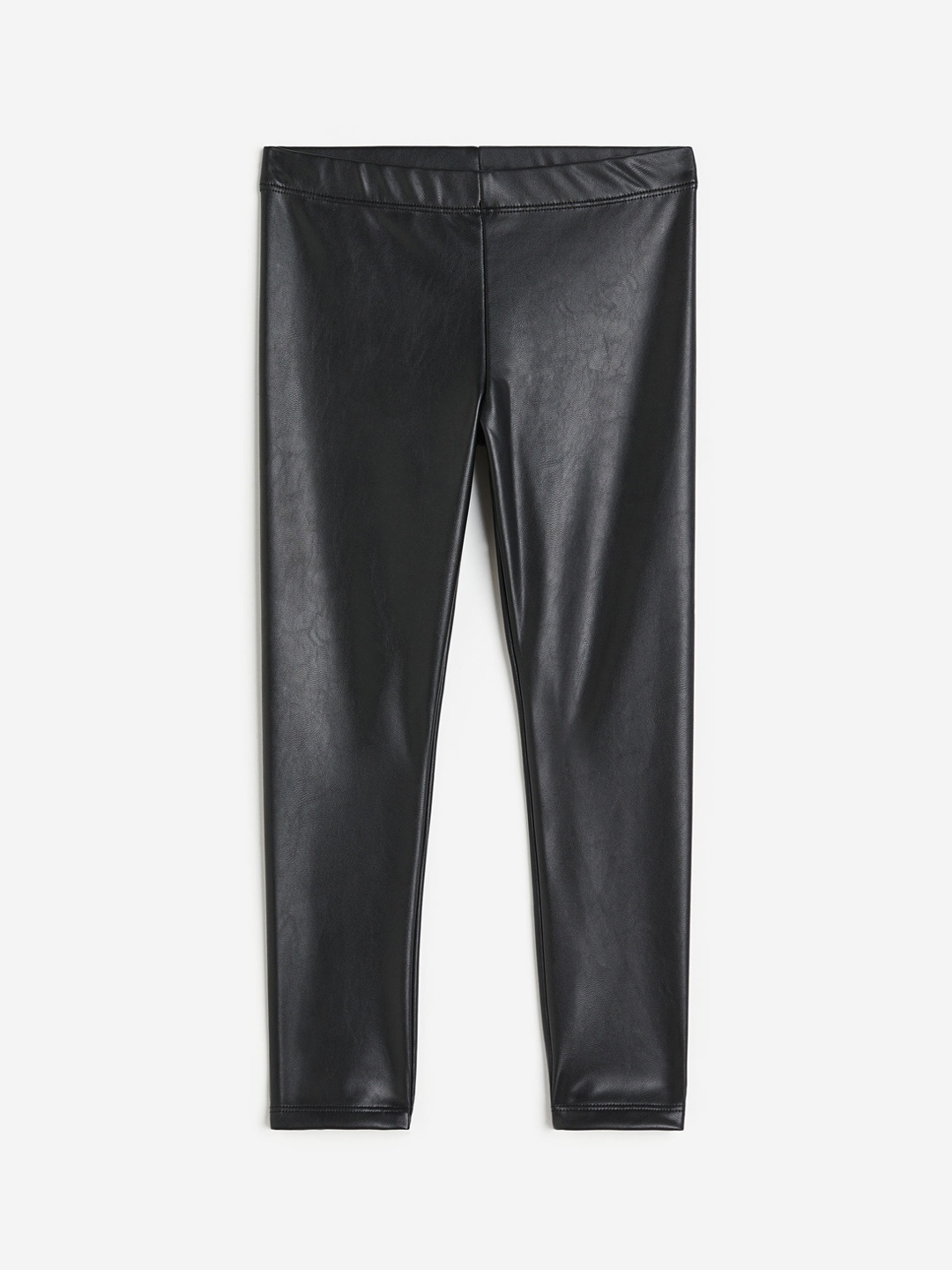 

H&M Girls Ankle Length Leggings, Black
