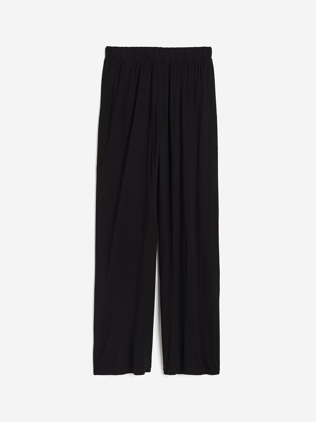 

H&M Women Loose Fit Trousers, Black