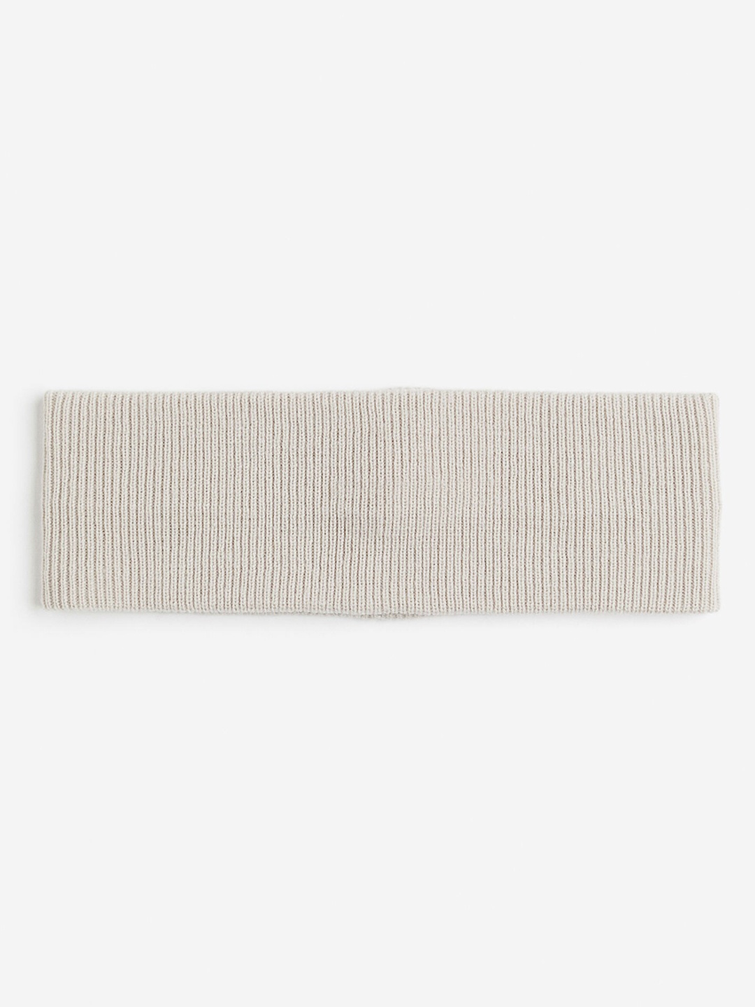 

H&M Rib-Knit Headband, Beige