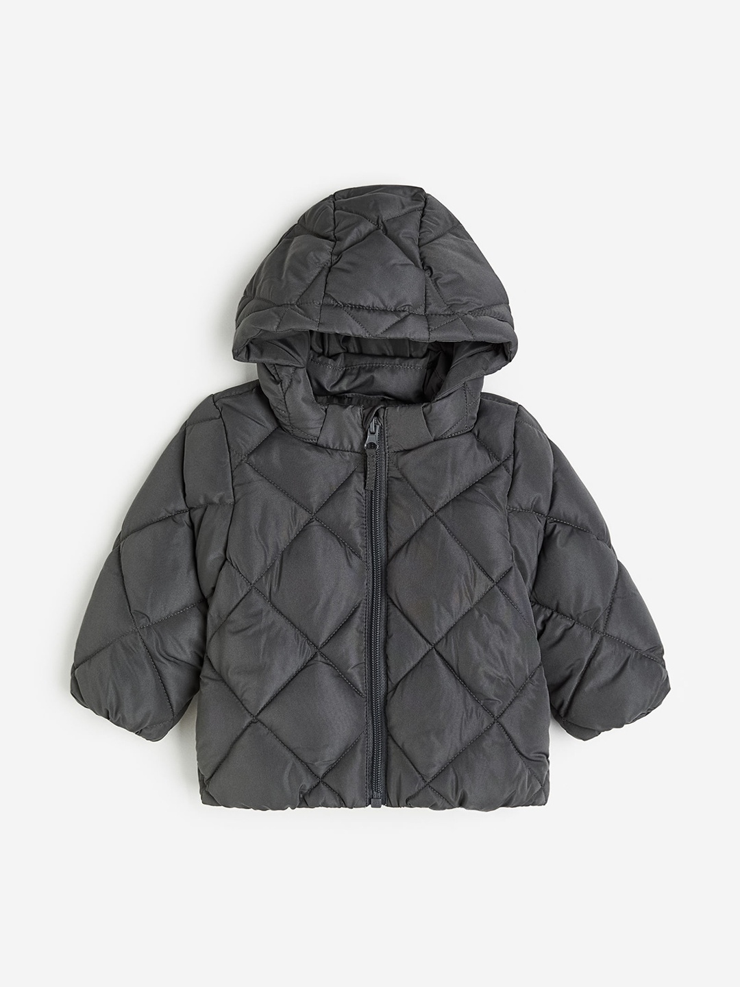 

H&M Boys Hooded Puffer Jackets, Grey