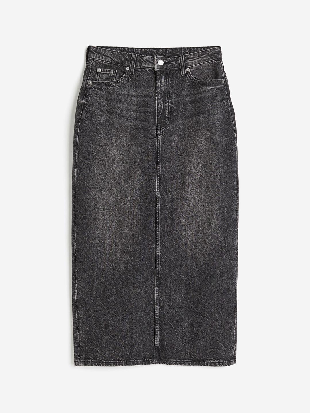 

H&M Denim Skirt, Grey
