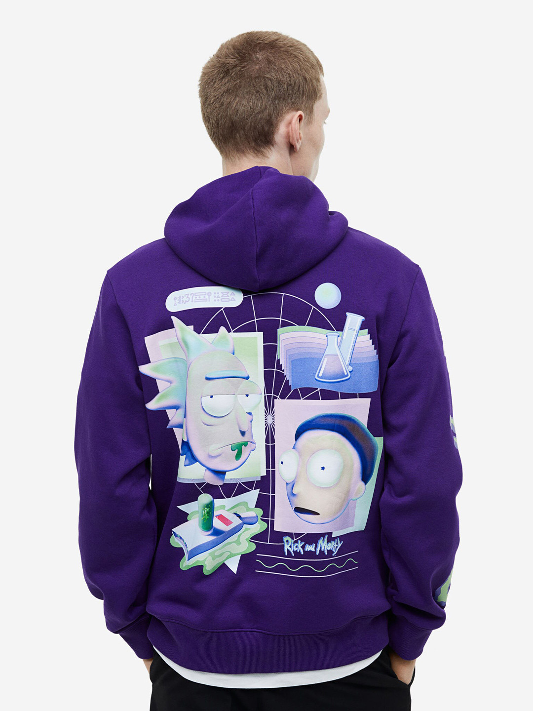 

H&M Regular Fit Hoodie, Purple