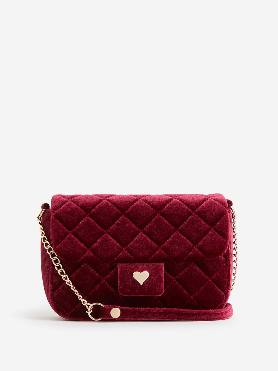 

H&M Quilted Shoulder Bag, Red
