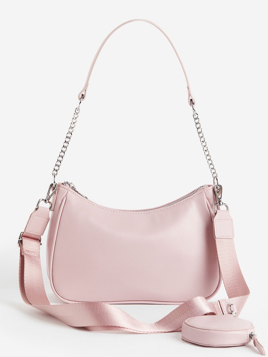 

H&M Shoulder Bag & Pouch, Pink