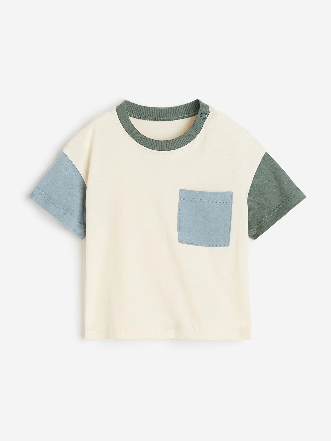 

H&M Infant Boys Pure Cotton Jersey T-Shirt, Beige