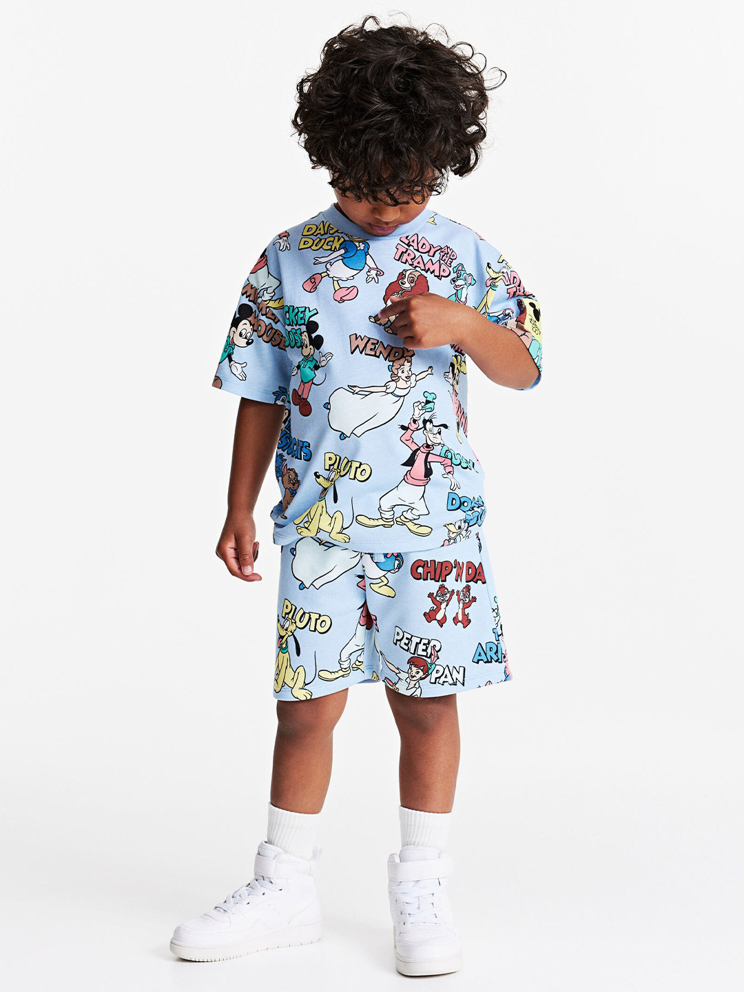

H&M Boys 2-Piece Printed Set, Blue