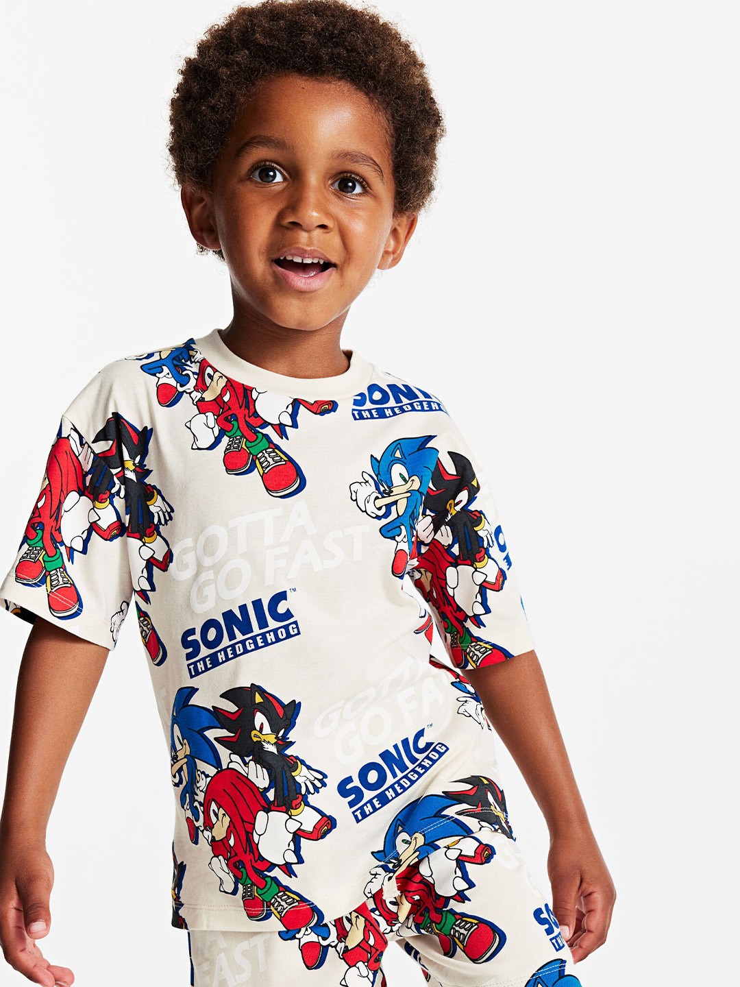 

H&M Boys 2-Piece Printed Set, White