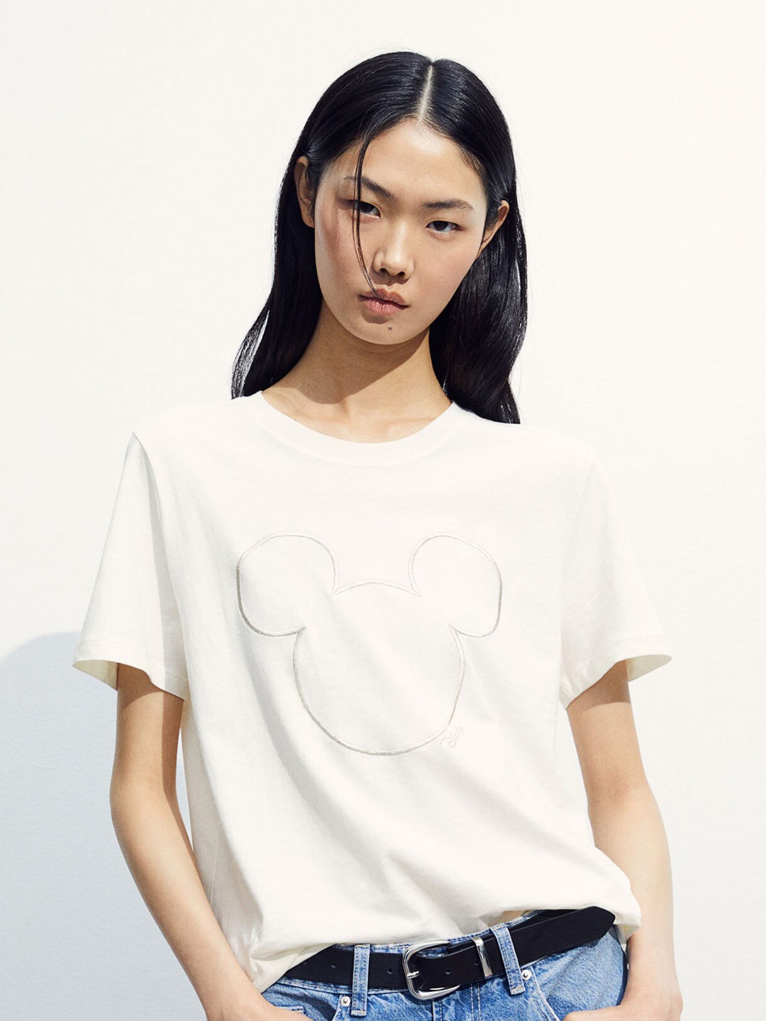 

H&M T-shirt With A Motif, White