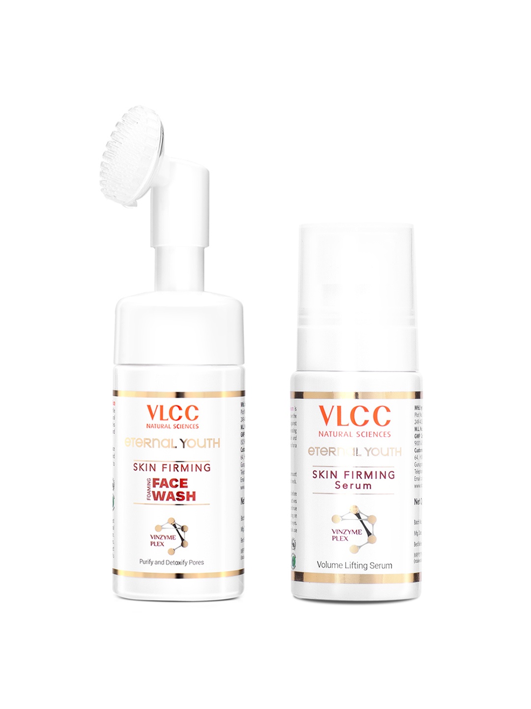 

VLCC Eternal Youth Skin Firming Serum 40ml & Eternal Youth Skin Firming Face Wash 100ml, White