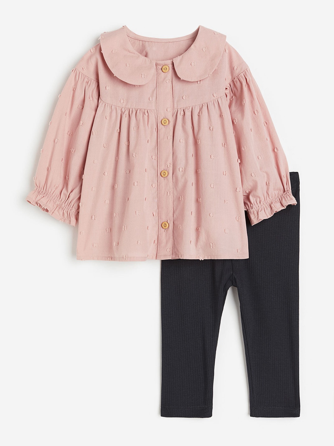 

H&M Girls 2-Piece Cotton Set, Pink