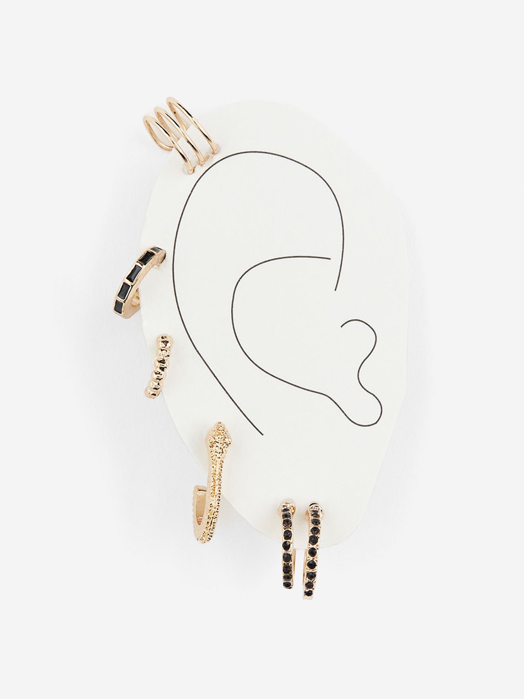 

H&M Earrings And Ear Cuffs, Gold