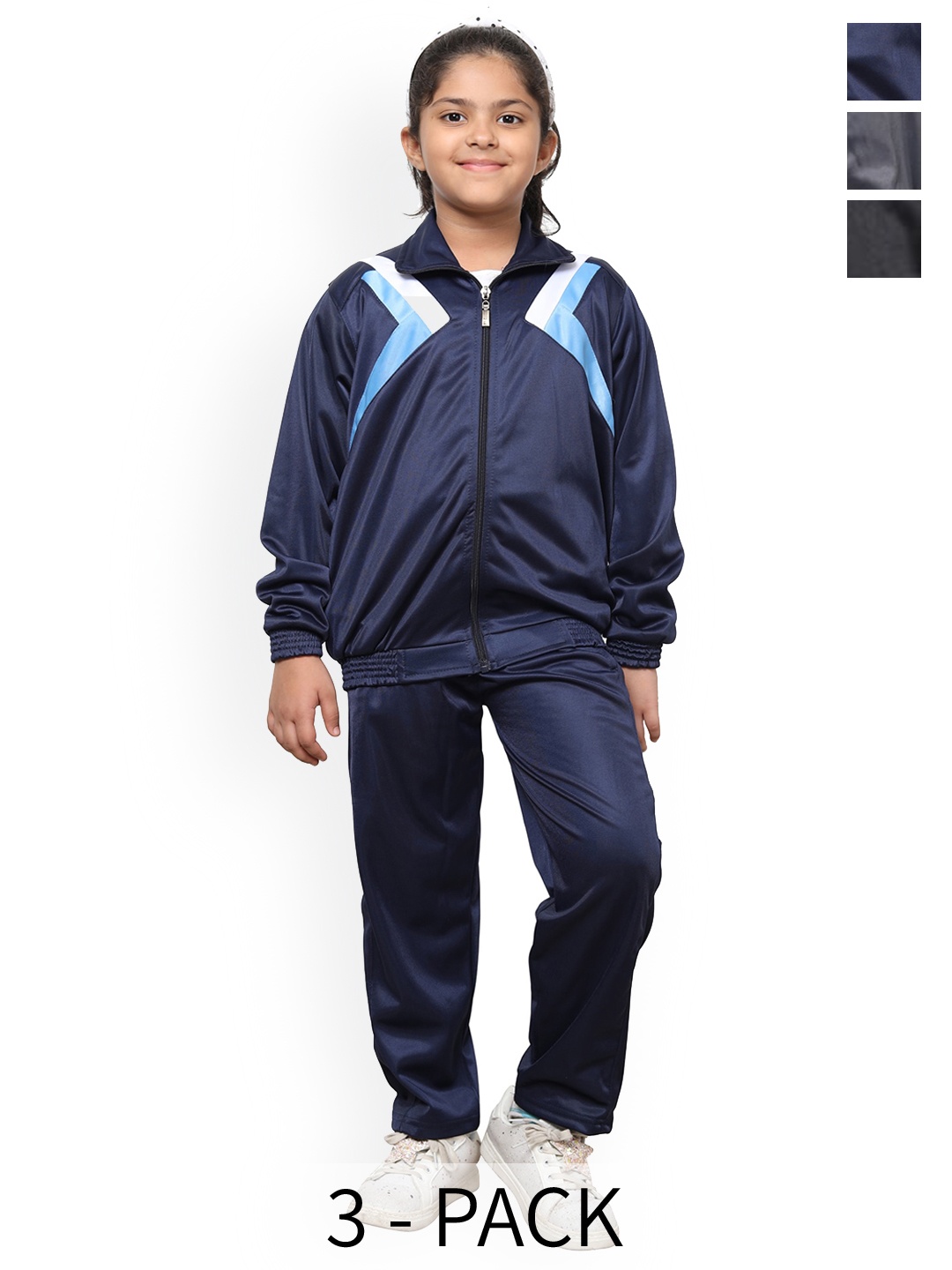 

BAESD Girls Pack Of 3 Tracksuits, Grey