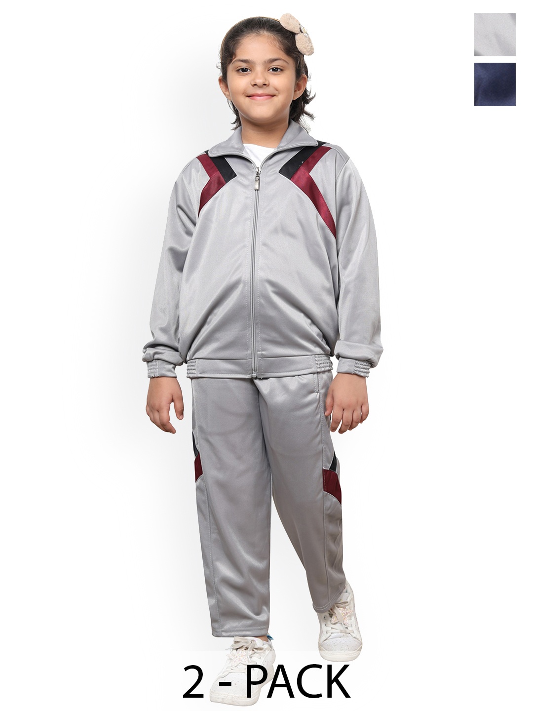 

BAESD Girls Pack Of 2 Tracksuits, Grey