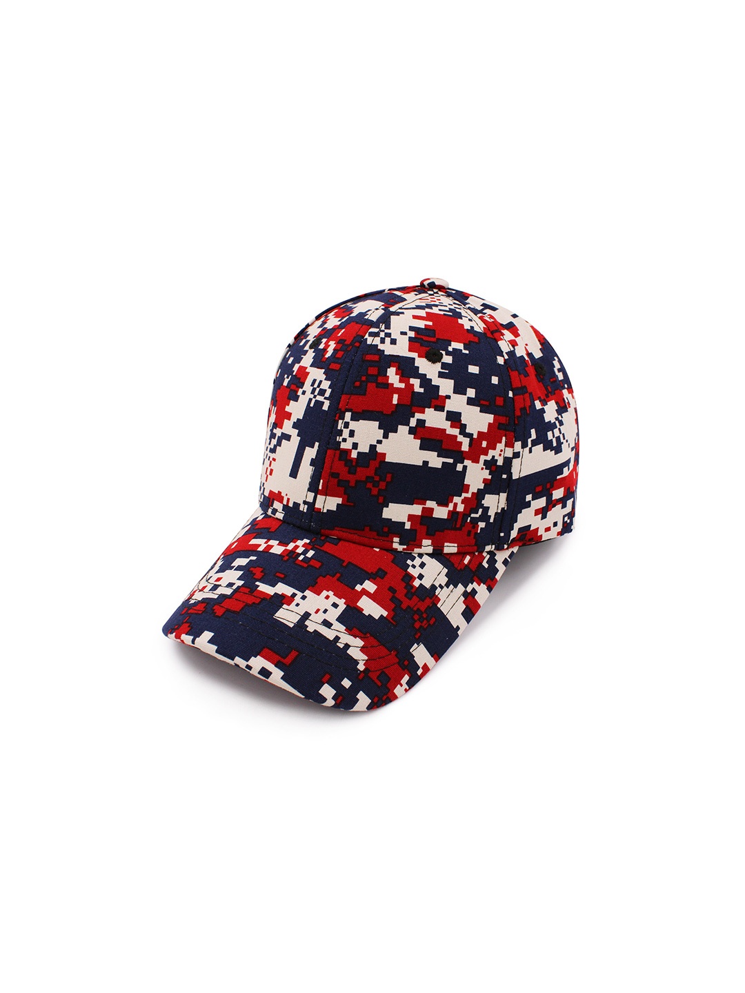

JENNA Men Abstract Printed Baseball Cap, Navy blue