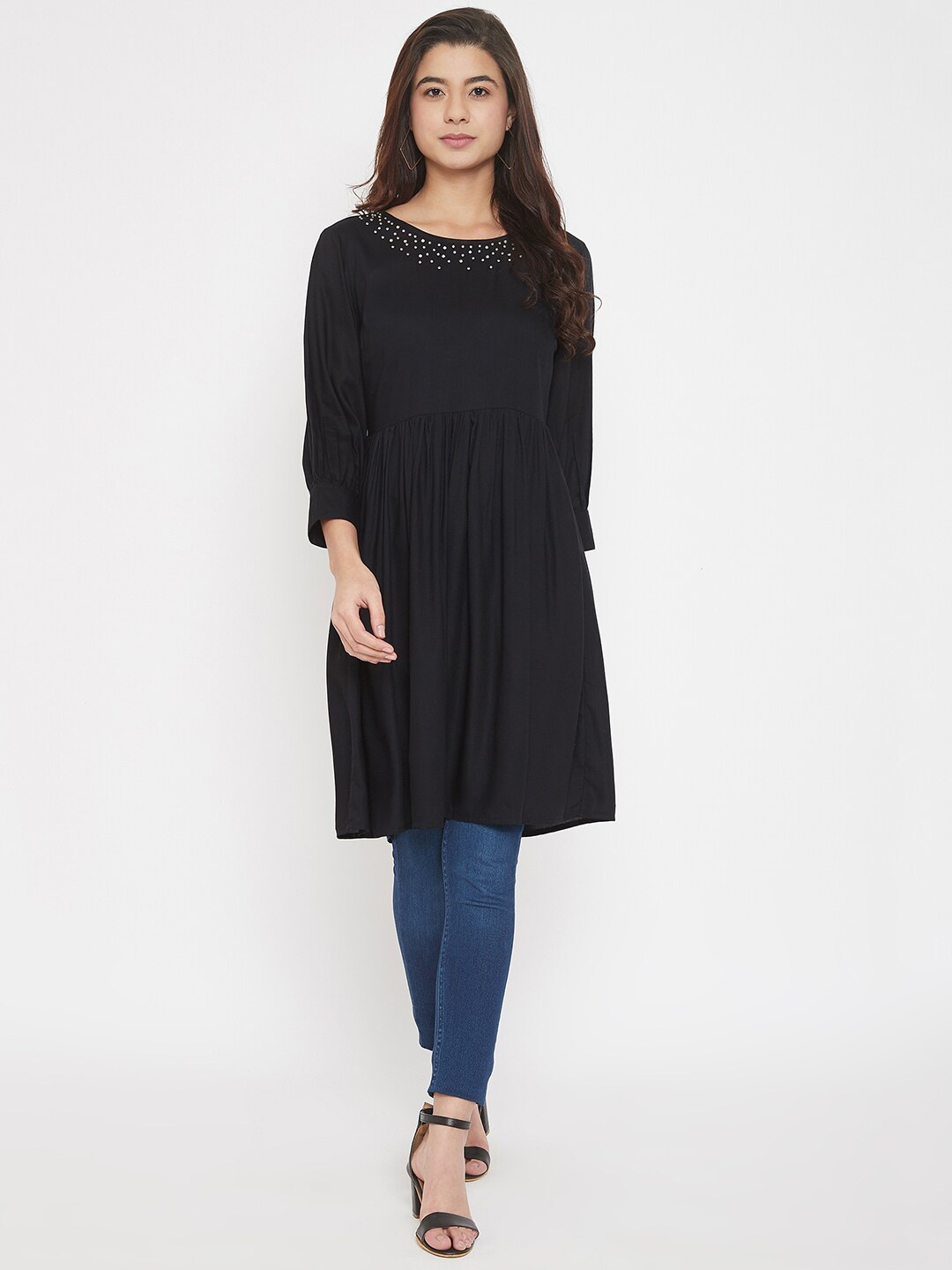 

BAESD Gathers A-Line Tunic, Black