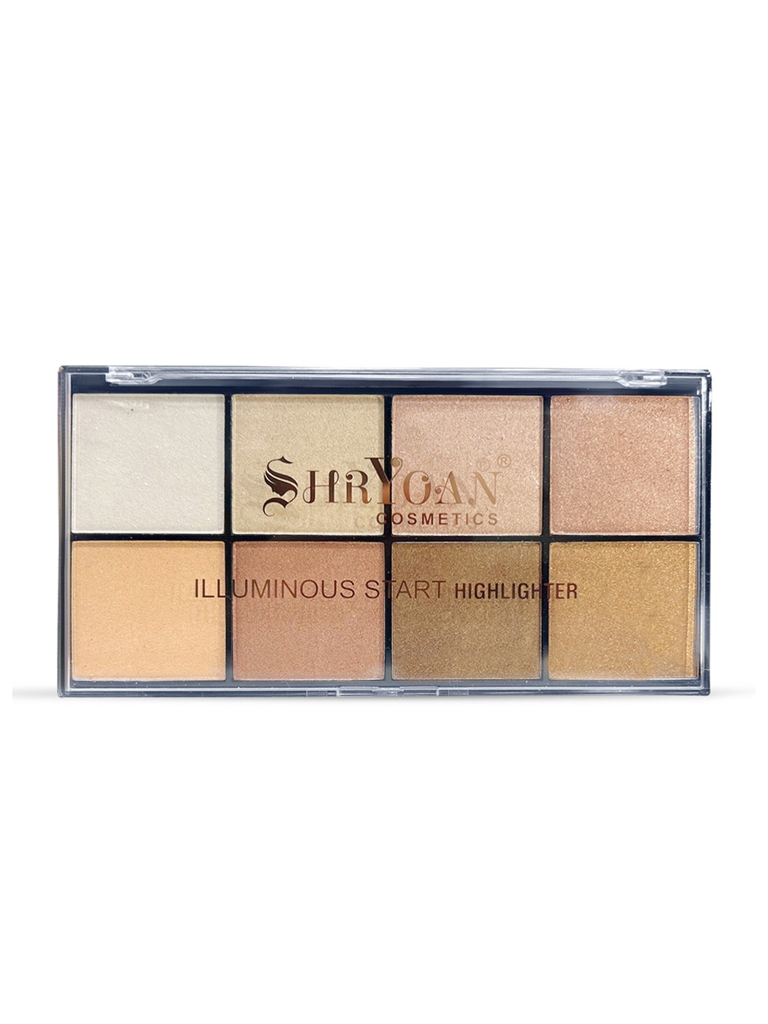 

SHRYOAN Highly Pigmented & Long Lasting Illuminous Start Highlighter Powder Palette 40g, Multi