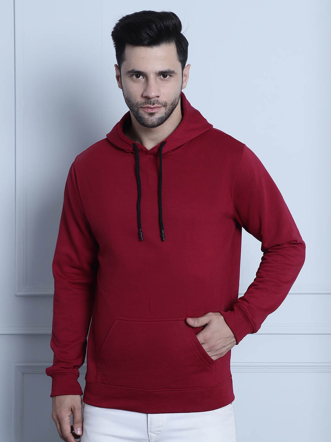 

Imsa Moda Hooded Fleece Sweatshirt, Maroon