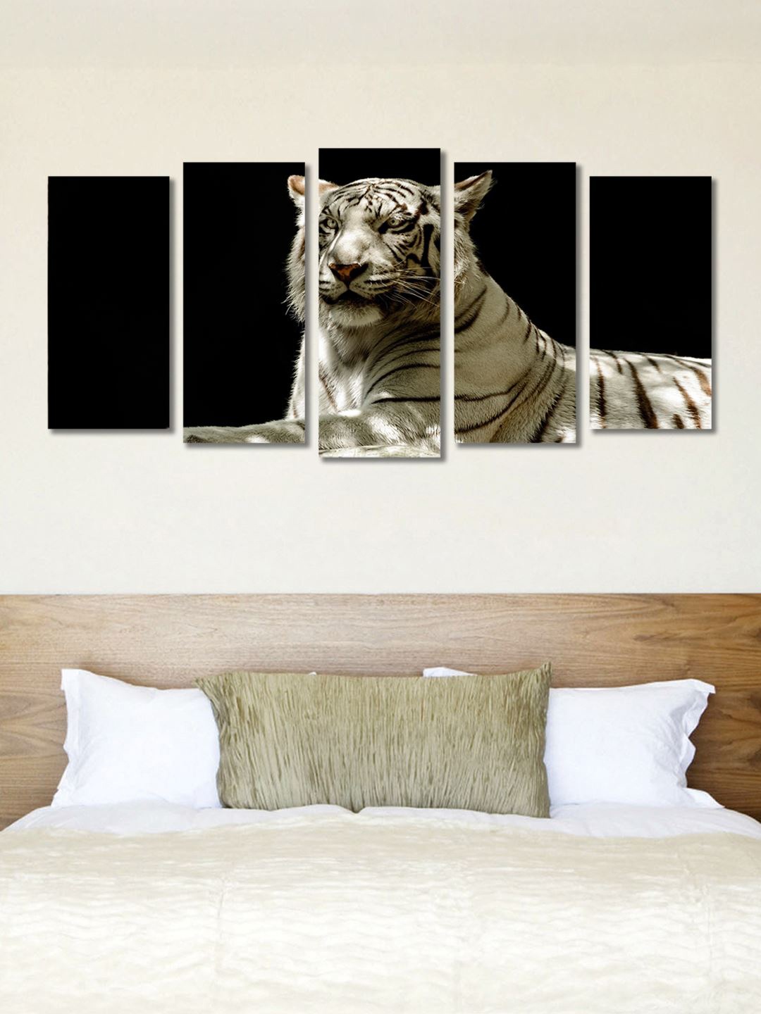 

999Store Set of 5 Wall Art, Black