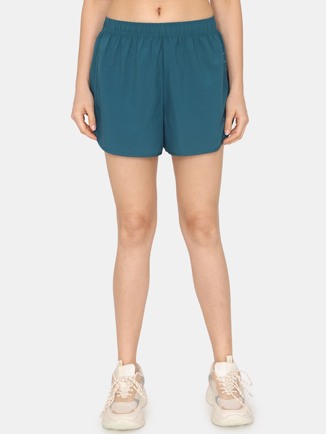 

Zelocity by Zivame Women Regular Fit Sports Shorts, Green
