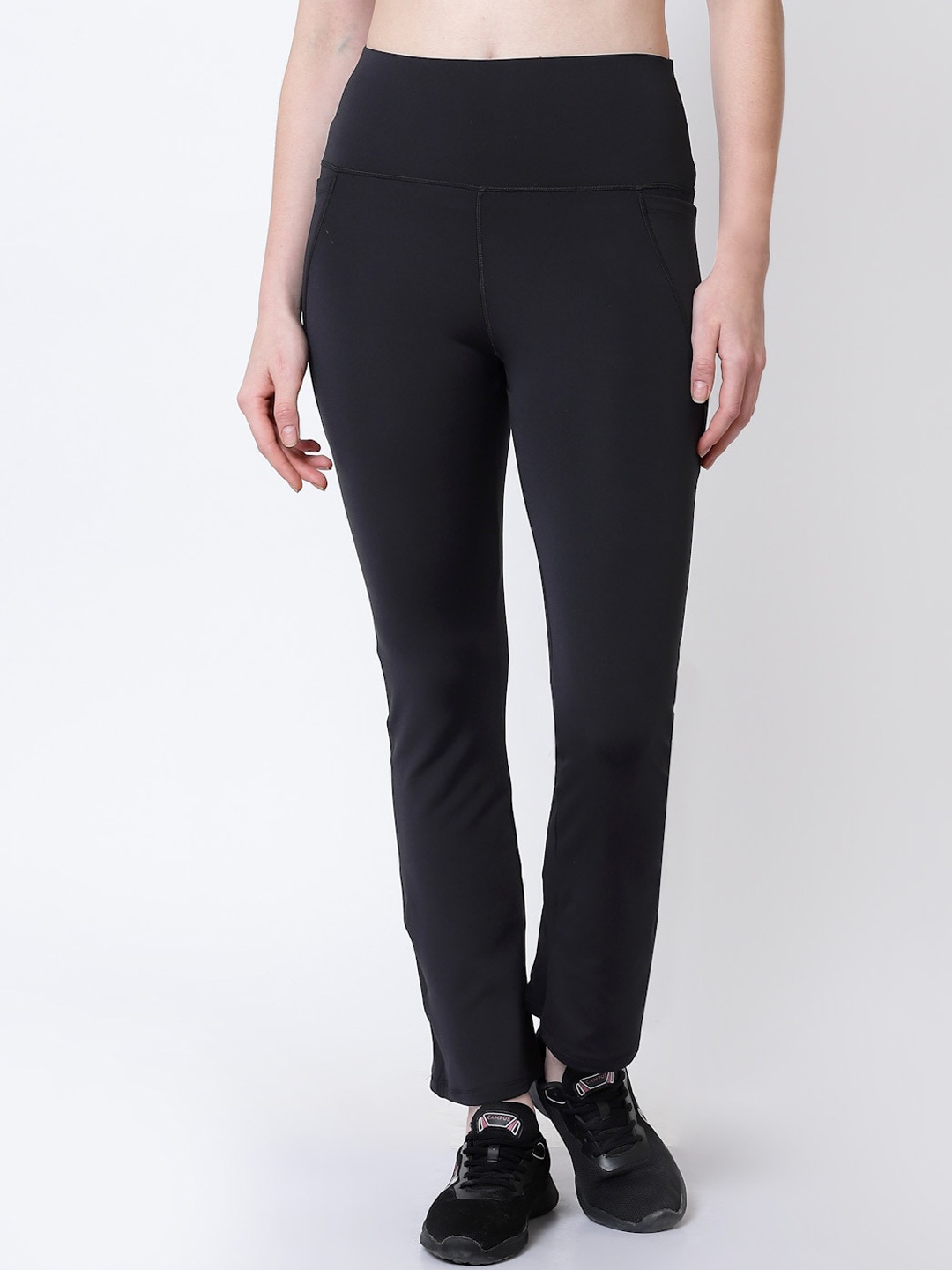 

Inner Sense Women Anti-Odor Flared Track Pants, Black