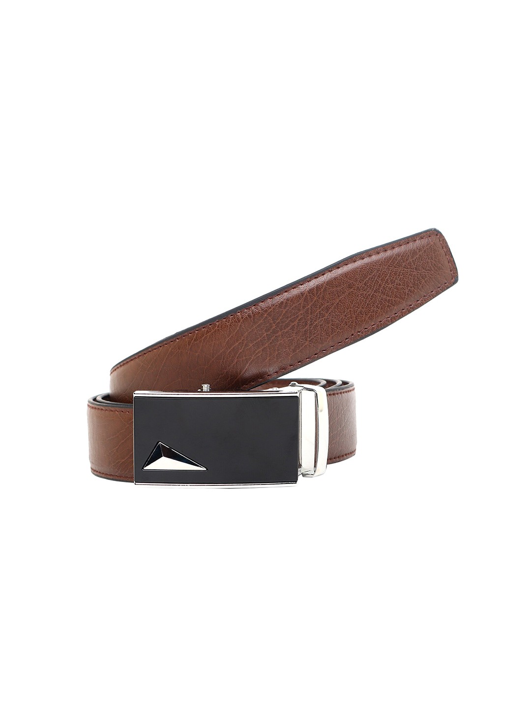 

Zacharias Men Textured Formal Belt, Brown