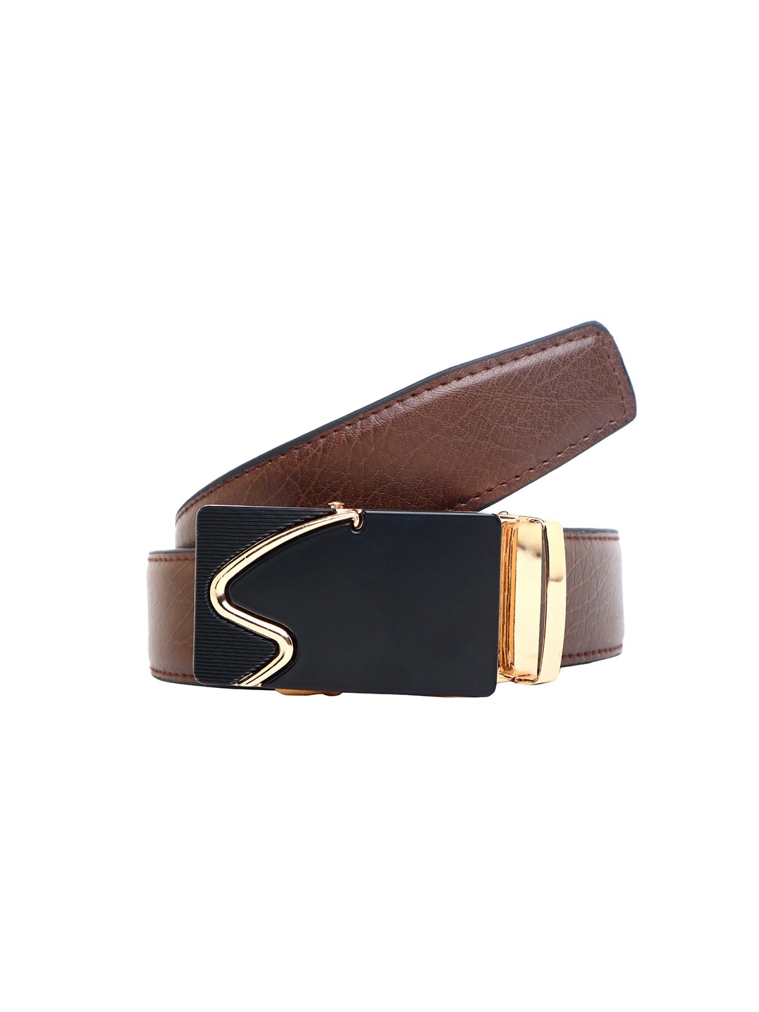 

Zacharias Men Textured Formal Belt, Brown