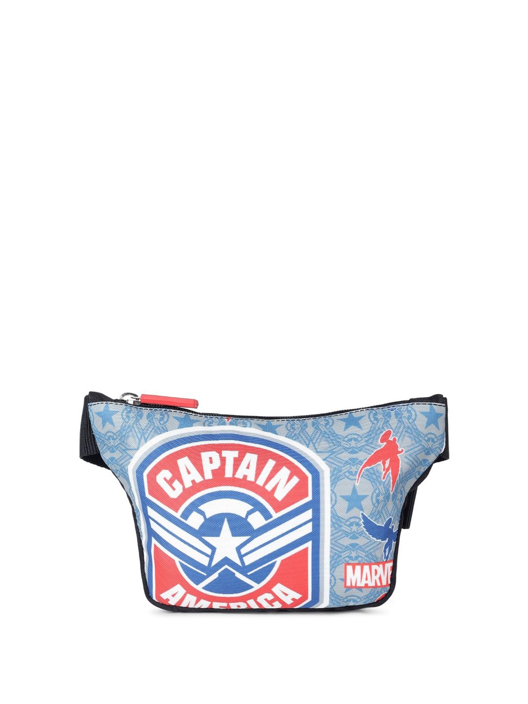 

Marvel Kids Captain America Printed Water-Resistant Waist Pouch, Blue