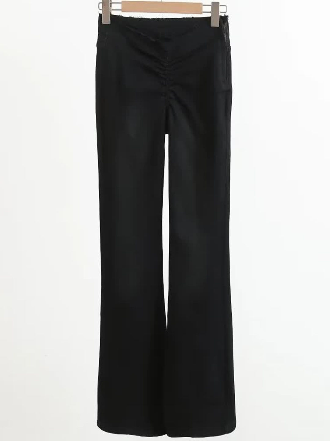 

LULU & SKY Women Flared High-Rise Stretchable Jeans, Black