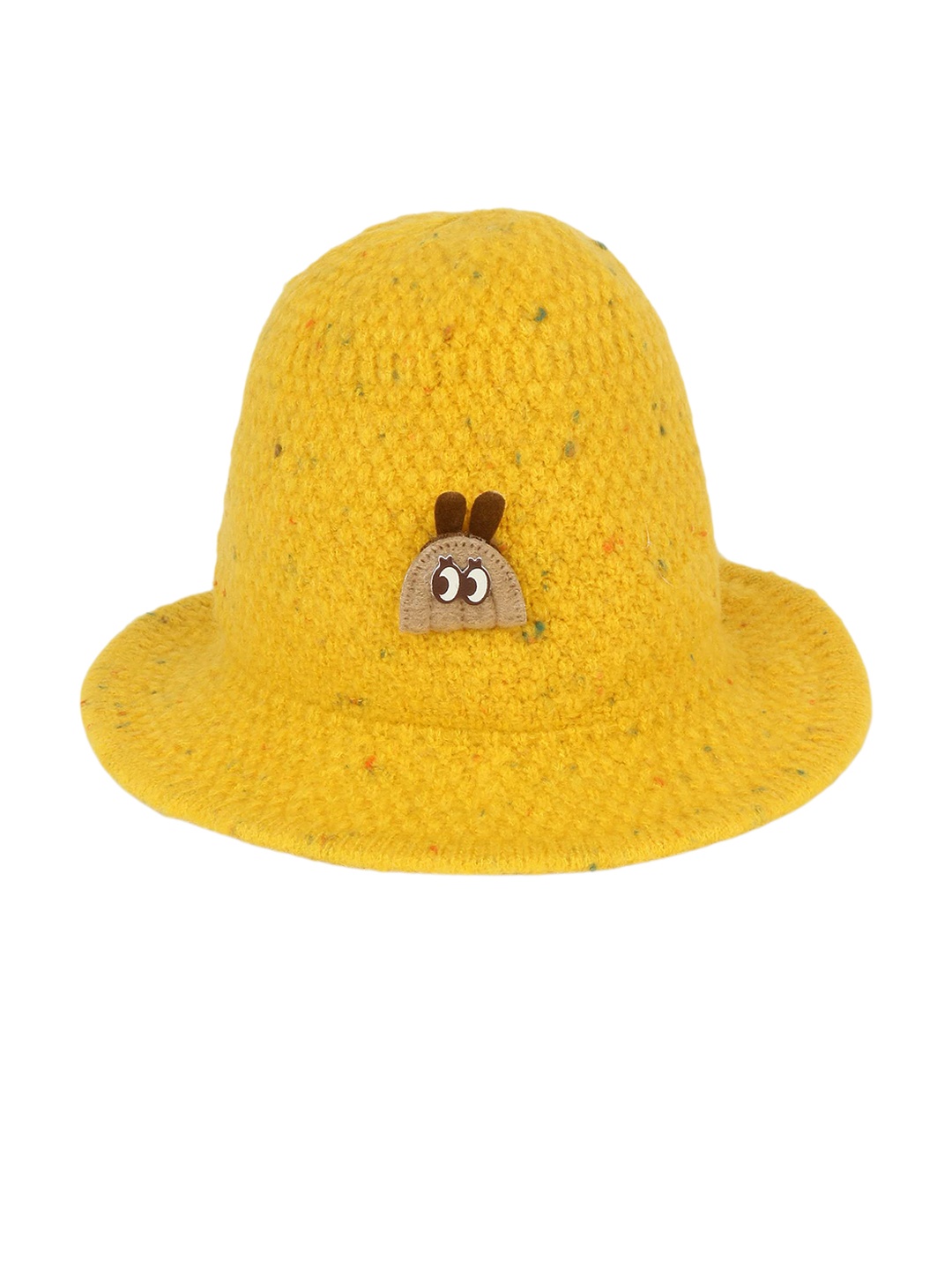 

Zacharias Kids Woolen Knitted Round Cap Trilby Hat, Yellow