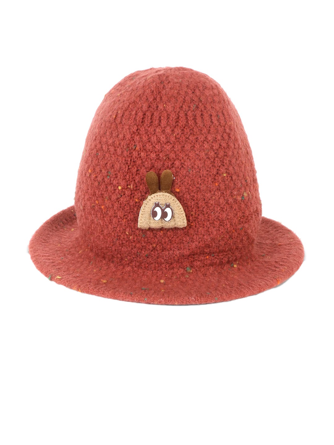 

Zacharias Kids Woolen Knitted Round Cap Trilby Hat, Maroon