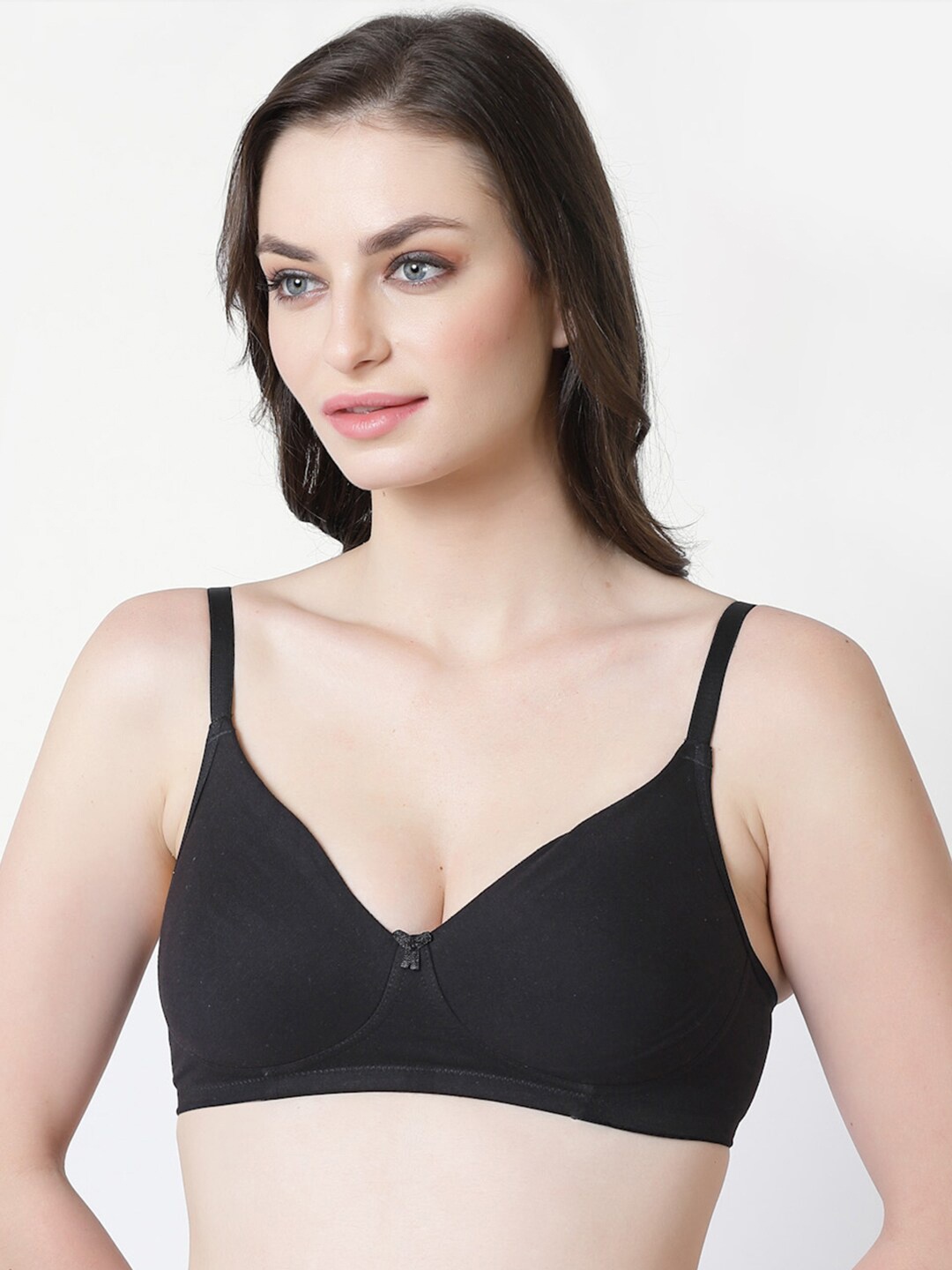 

Inner Sense Non-Padded Full Coverage Anti-Microbial Anti-Odour Everyday Bra, Black