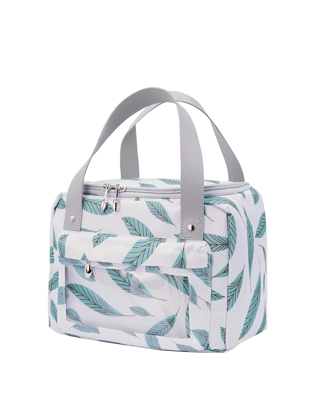 

HOUSE OF QUIRK Women Printed Insulated Lunch Bag, White