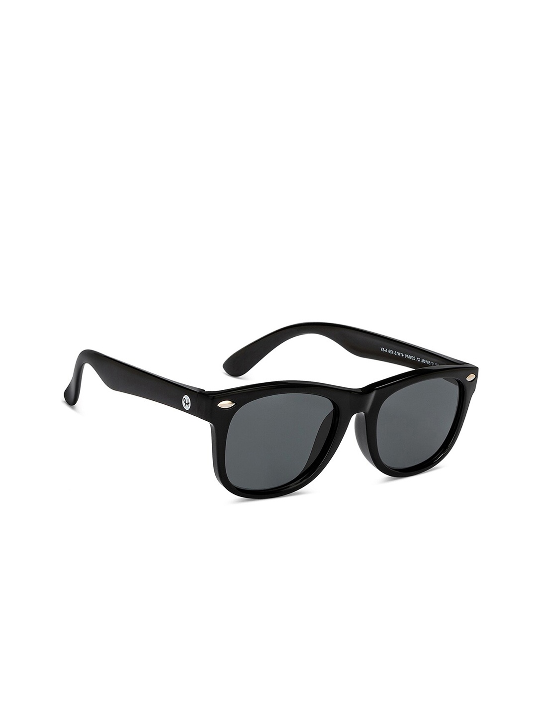 

Hooper Unisex Kids Grey Lens & Black Wayfarer Sunglasses with Polarised and UV Protected Lens