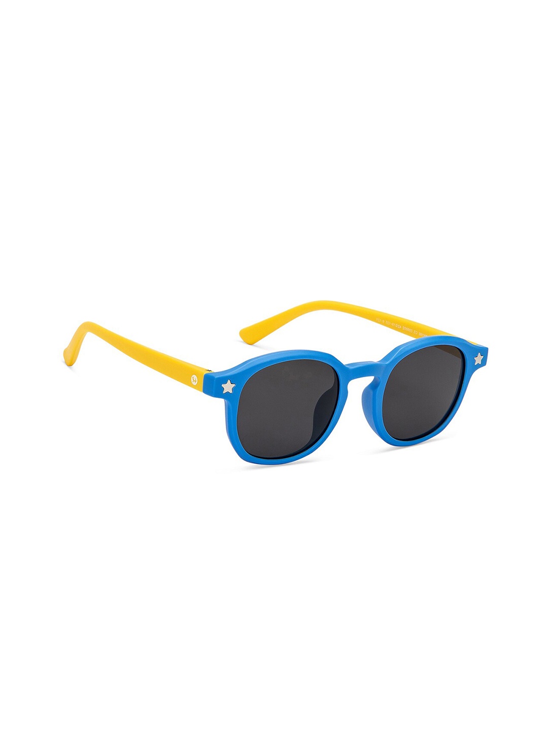 

Hooper Unisex Kids Grey Lens & Blue Square Sunglasses with Polarised and UV Protected Lens