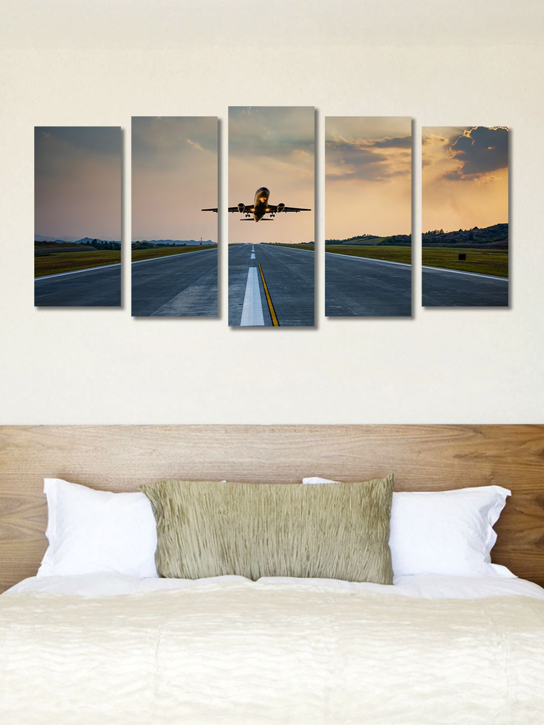 

999Store Multi Color Set of 5 Wall Art