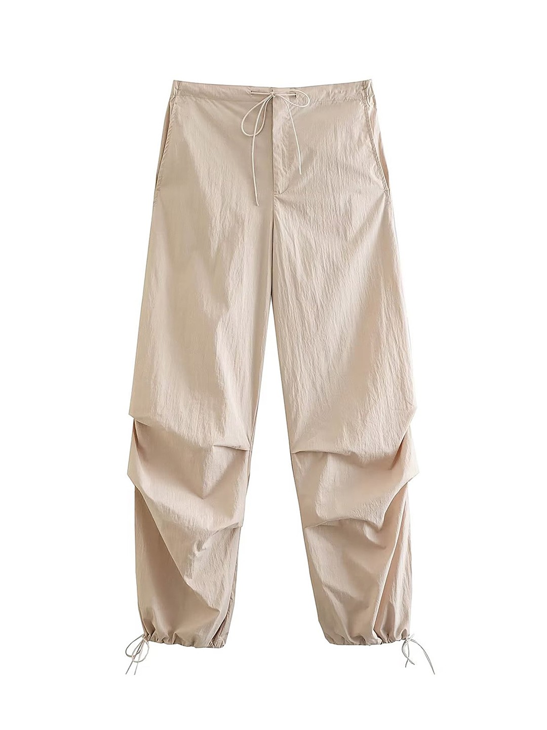 

LULU & SKY Women Straight Fit High-Rise Chinos, Beige