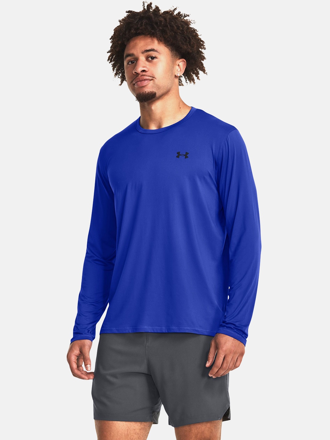 

UNDER ARMOUR Motion T-shirt with Long Sleeves, Blue